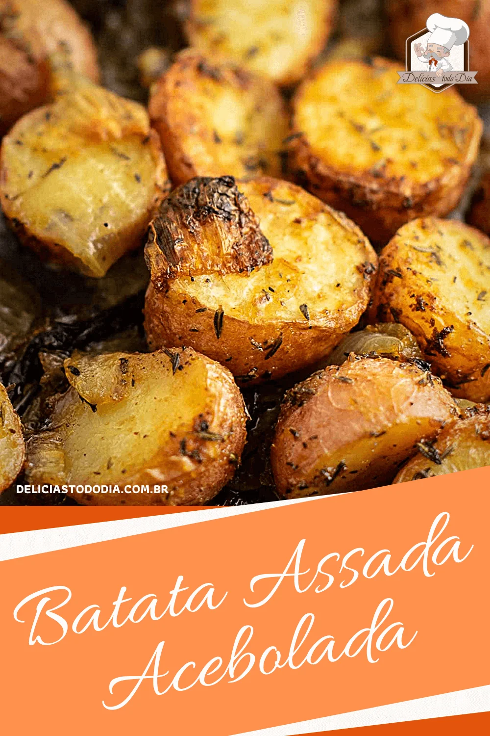 Batatas Assadas aceboladas tradicionais 3 Batatas Assadas Aceboladas