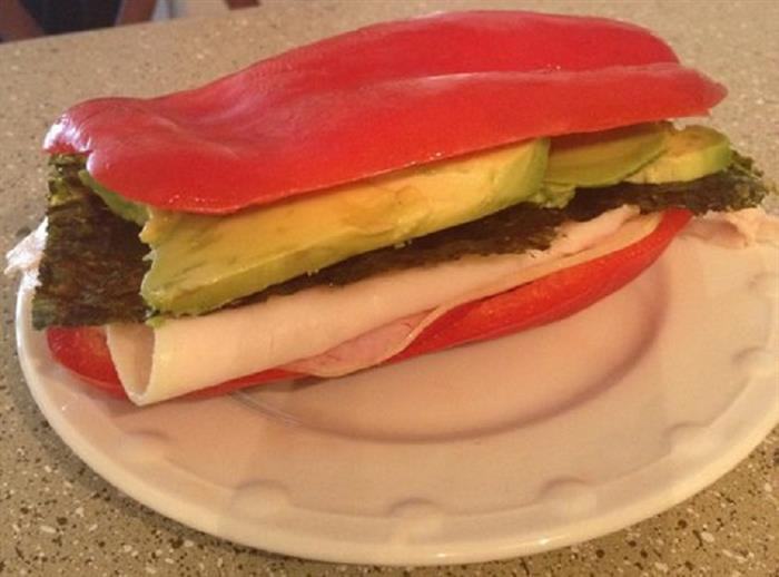 lanches sem pão