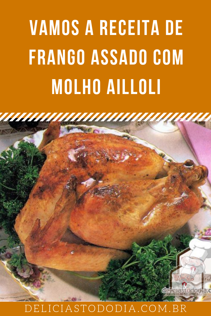 Frango assado com molho ailloli 2