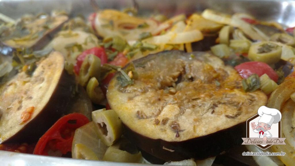 Berinjela de forno light