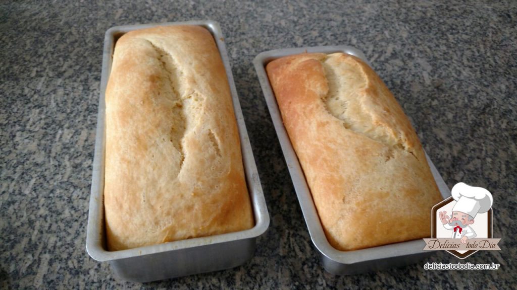 Pao de forma caseiro