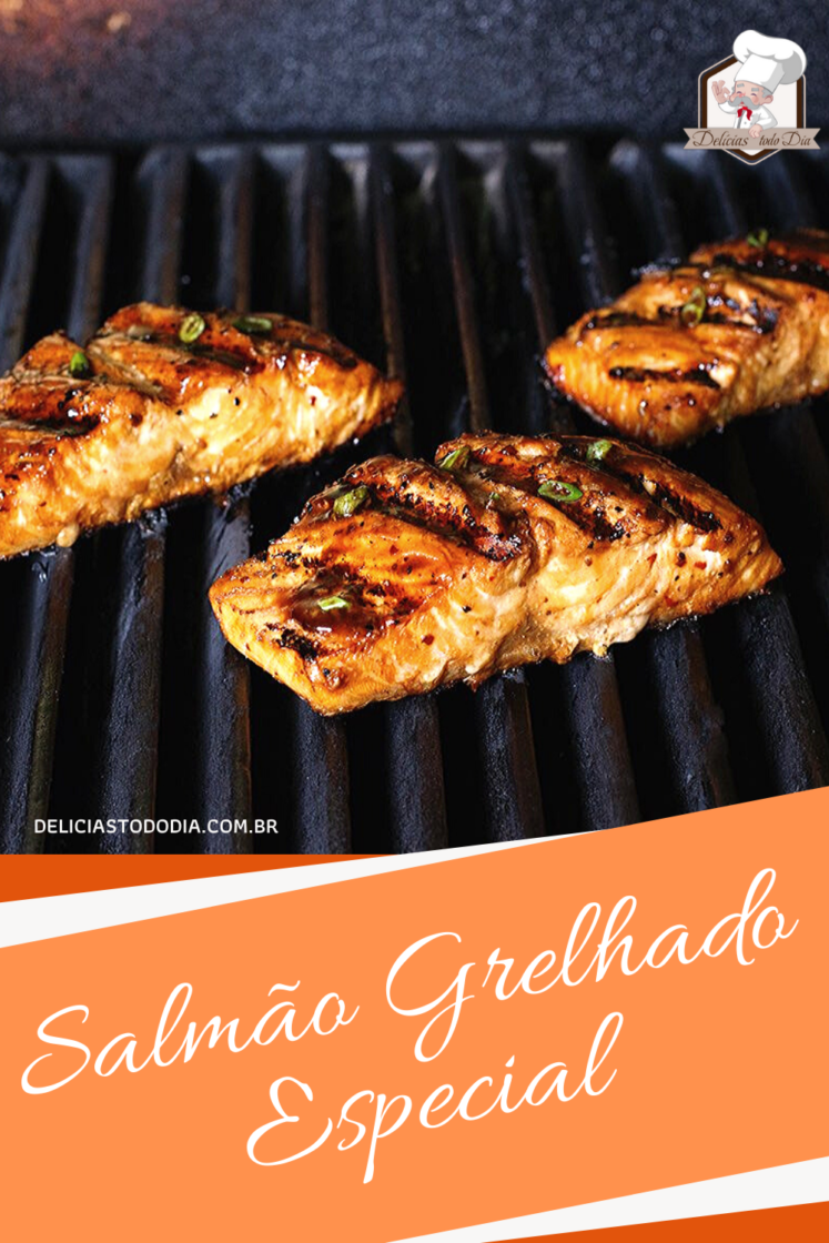 Salmão grelhado doce e picante 2