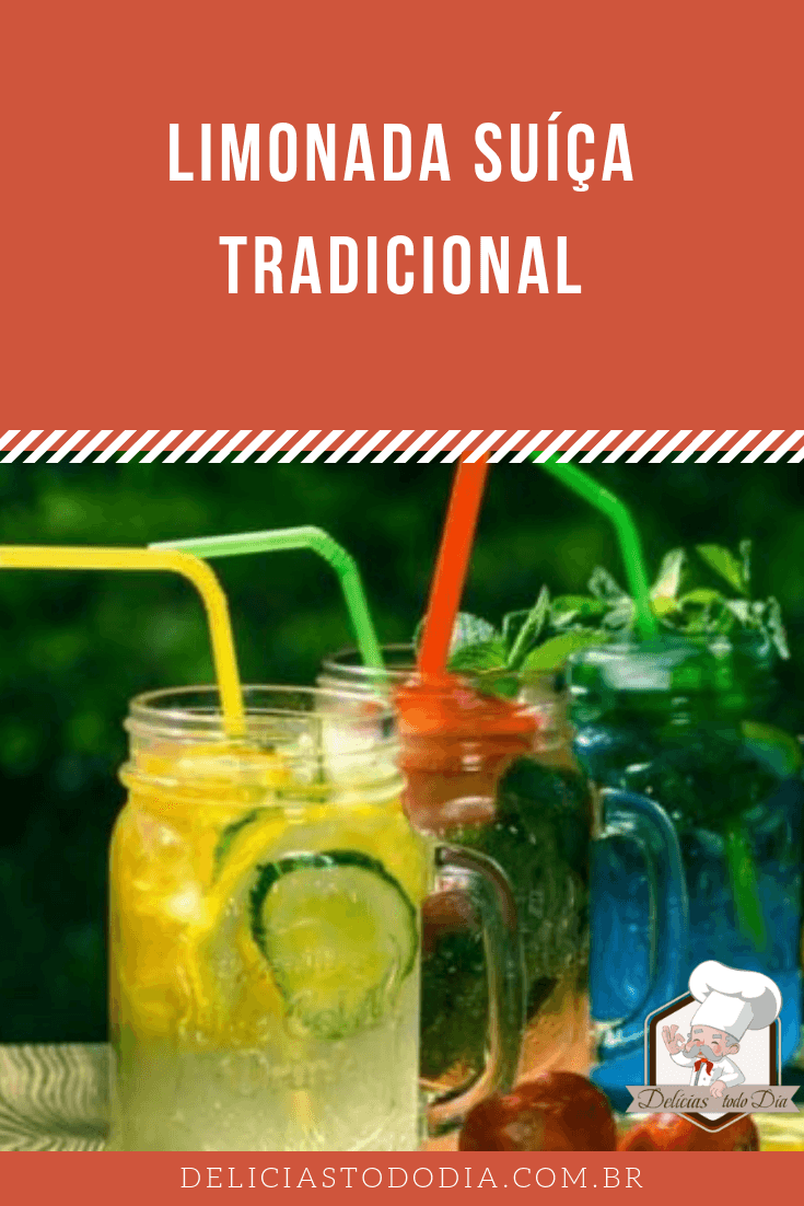 Limonada suíça tradicional
