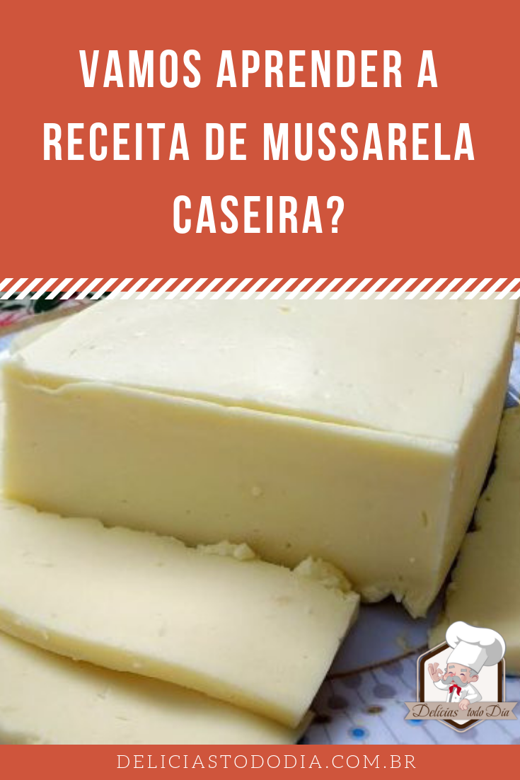 Receita de mussarela caseira muito fácil de fazer. 2