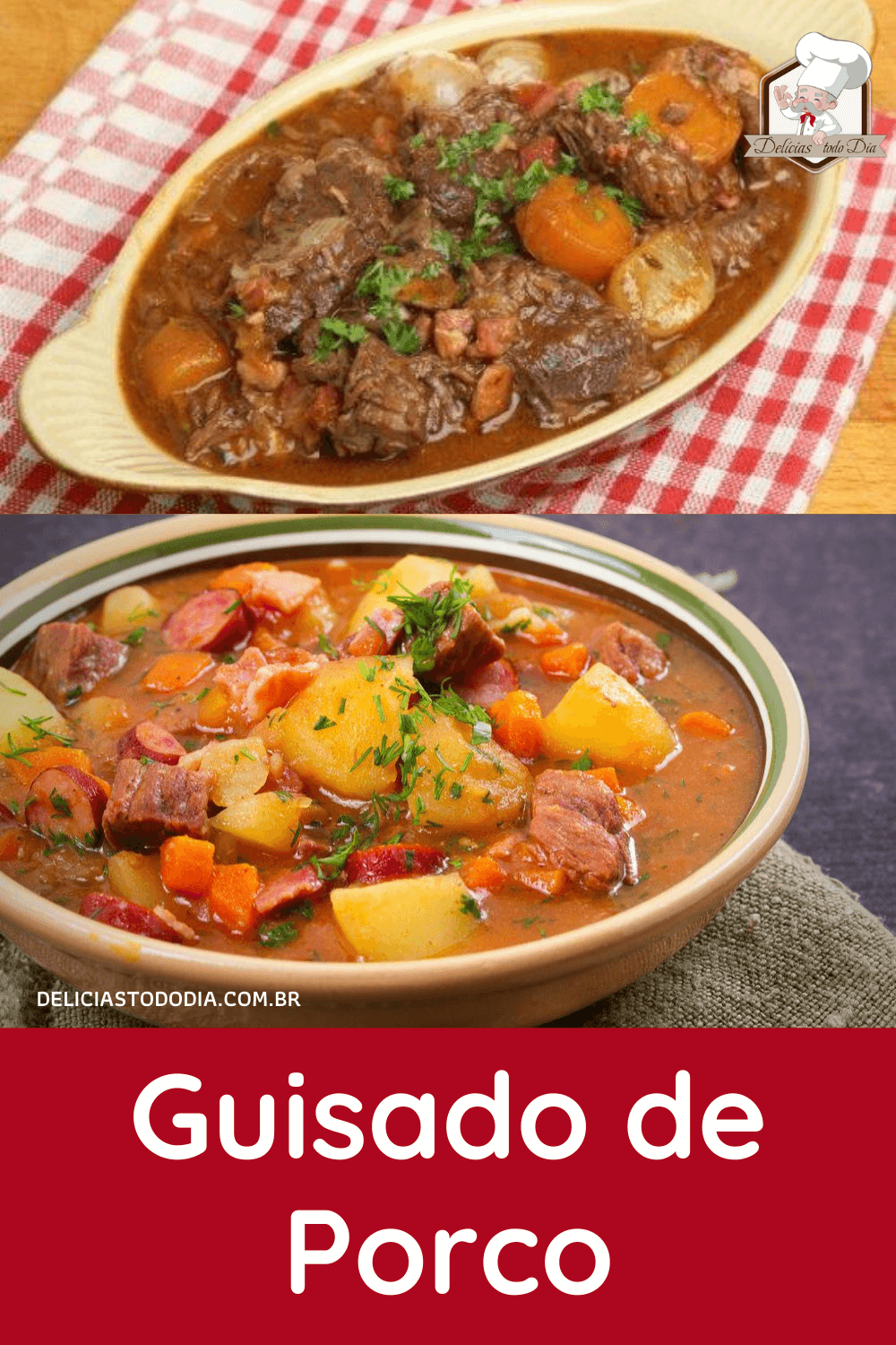 Receita deliciosa de guisado de carne de porco 2