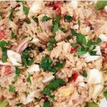 Receita de Salpicão de atum com arroz 1