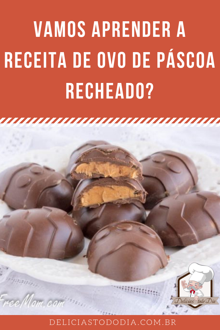 Receita de ovo de Páscoa recheado 2