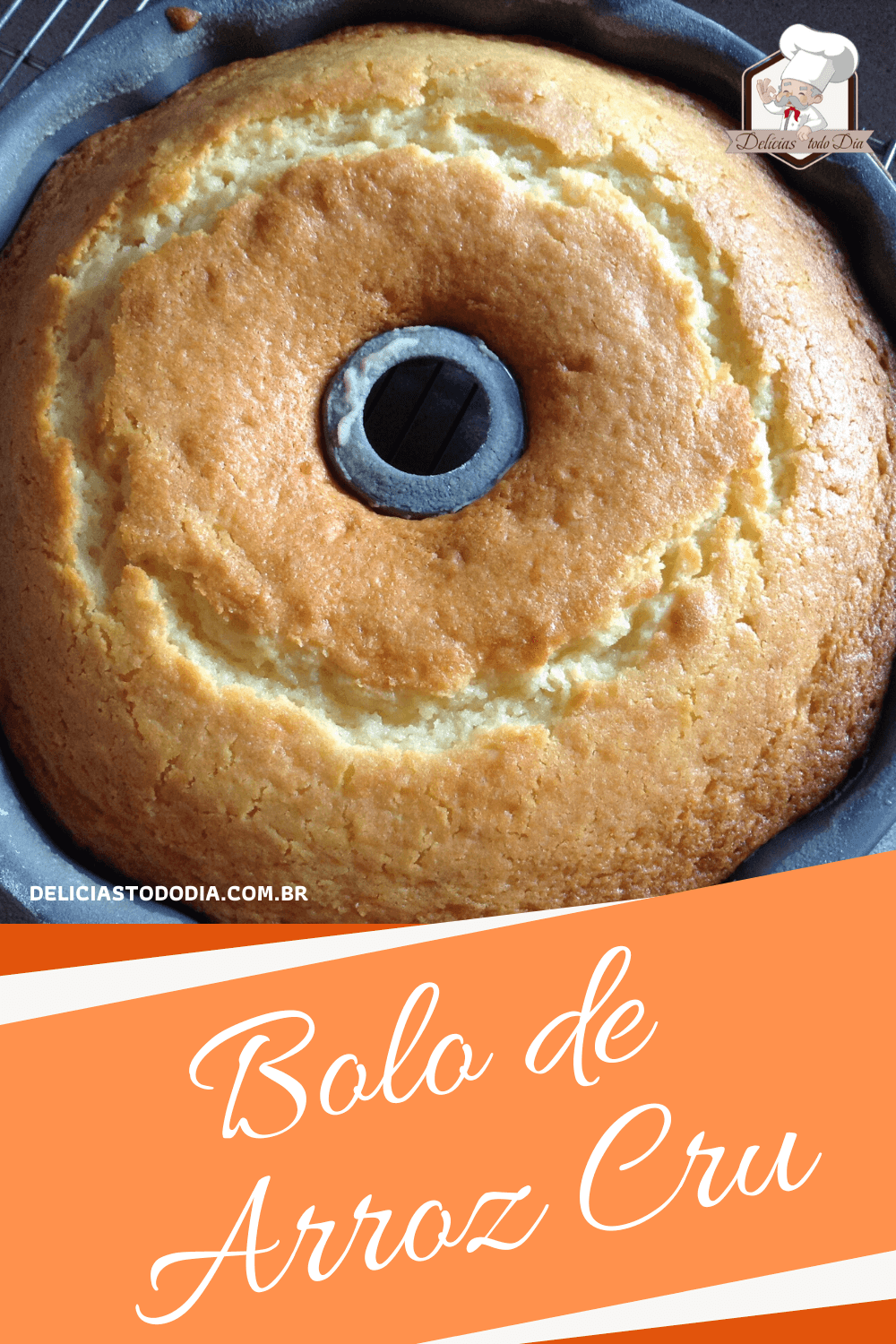 bolo de arroz cru