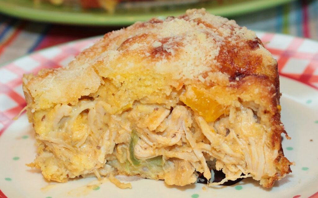 torta de frango fitness