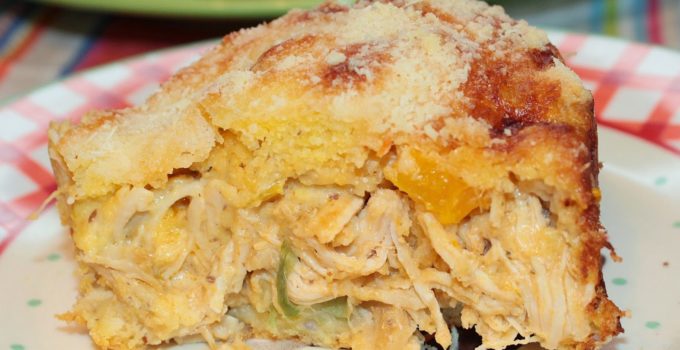 torta de frango fitness