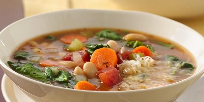 Sopa de feijão branco