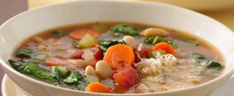 Sopa de feijão branco