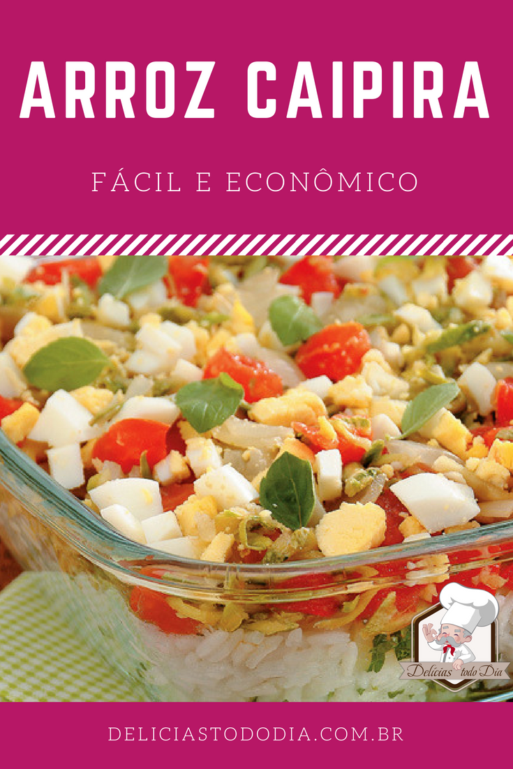 Receita de Arroz caipira simples e fácil. 2