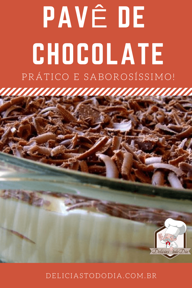 pavê de chocolate