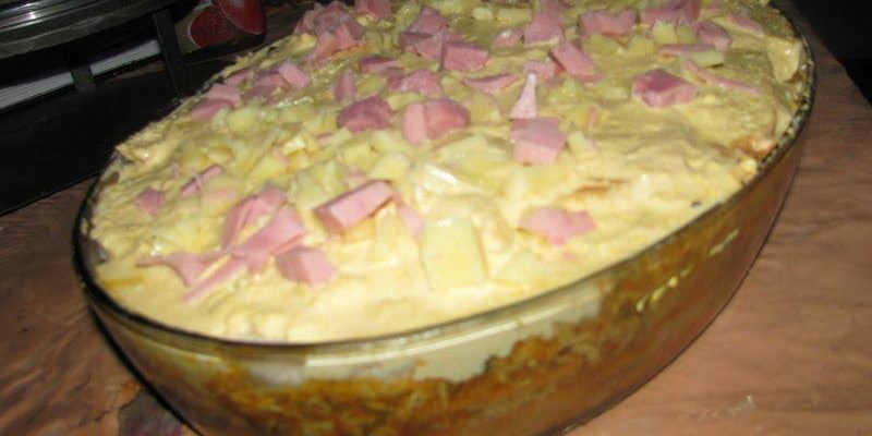 torta de pão de forma com requeijão