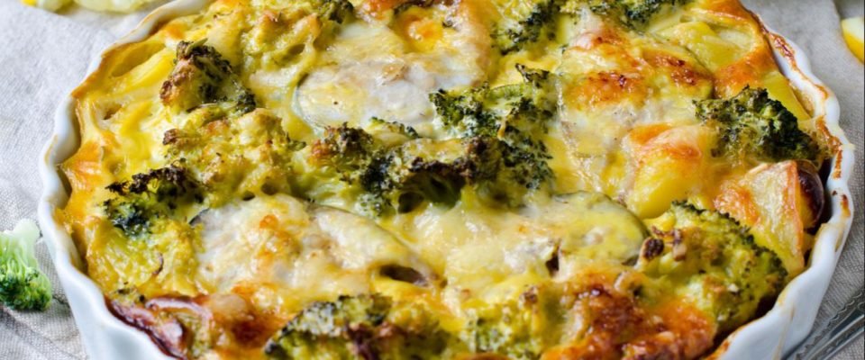 Brócolis gratinado