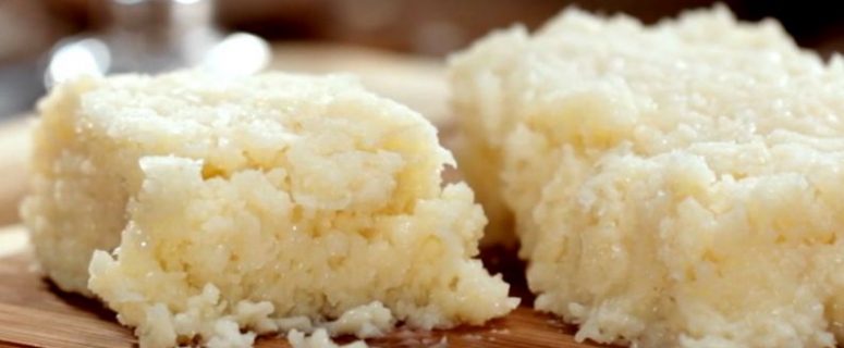 cocada molhadinha com leite condensado