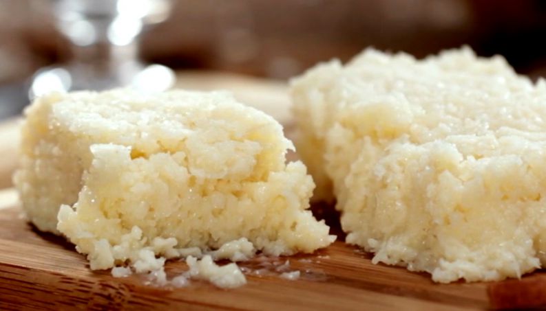 cocada molhadinha com leite condensado