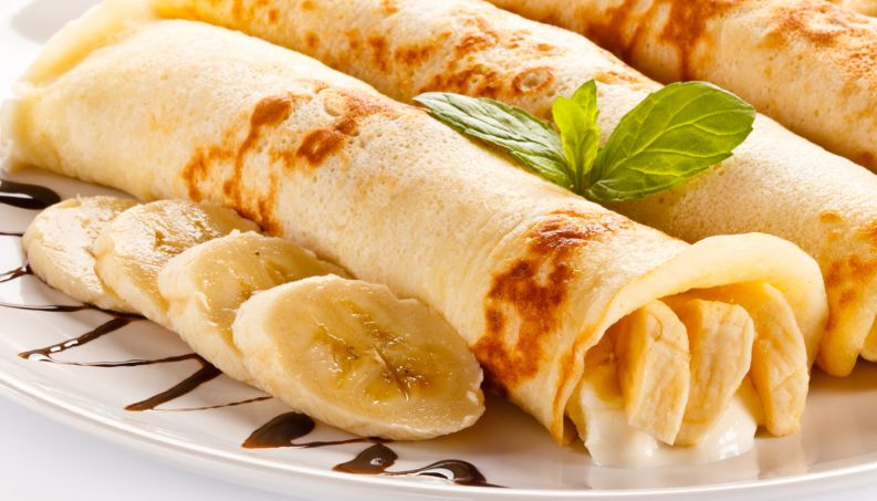 crepioca de banana fit