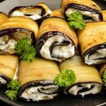 Fatias de berinjela com cream cheese 1