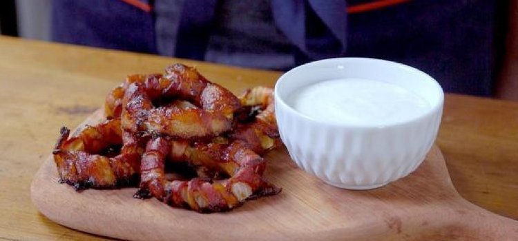 Anéis de cebola com bacon - 3 receitas fáceis 4