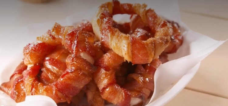 Anéis de cebola com bacon - 3 receitas fáceis 2