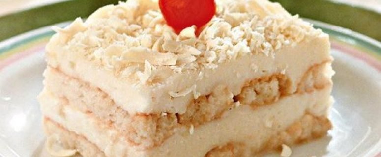 Pavê de chocolate branco