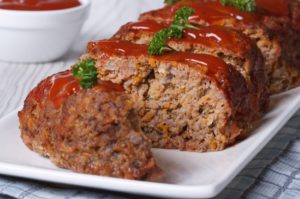 Carne moída assada