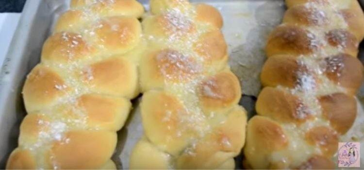 Receita de pão trançado com recheio doce e também na versão salgado 3