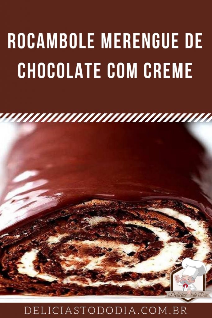 Rocambole merengue chocolate com creme 3