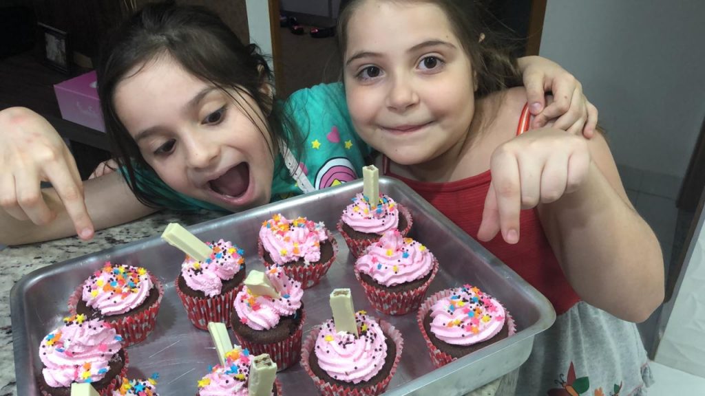 Cupcake da tia Dani e as meninas