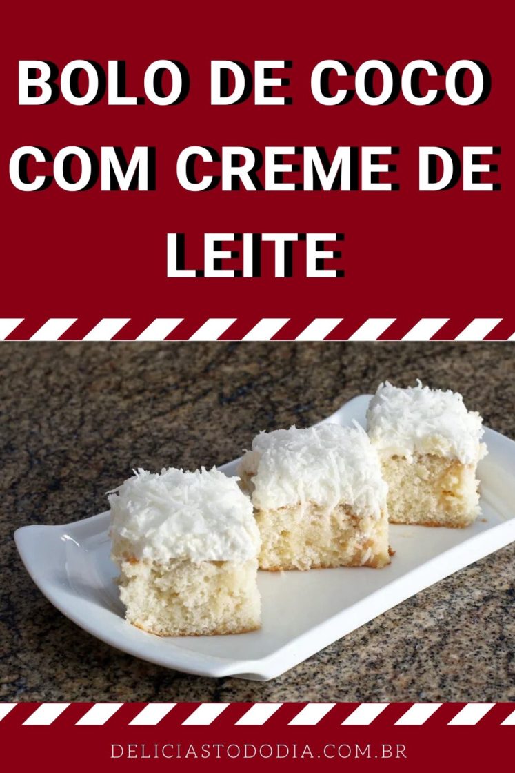Bolo de coco com creme de leite 1