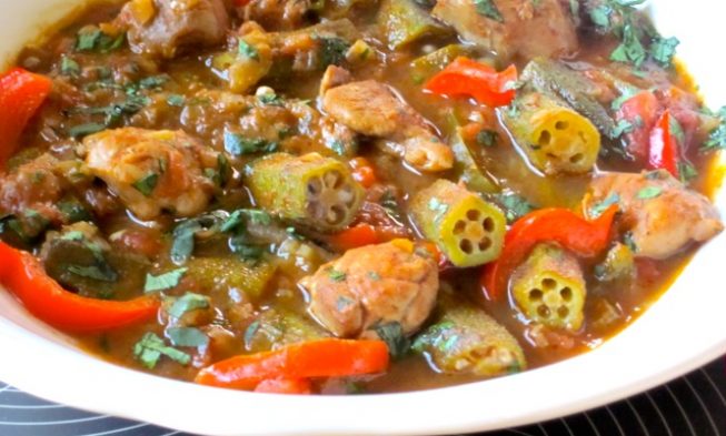 Receita de frango com quiabo img