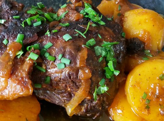 carne assada na panela de pressão