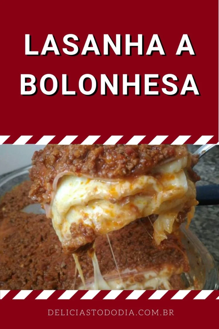 Lasanha à bolonhesa 1 Lasanha a bolonhesa