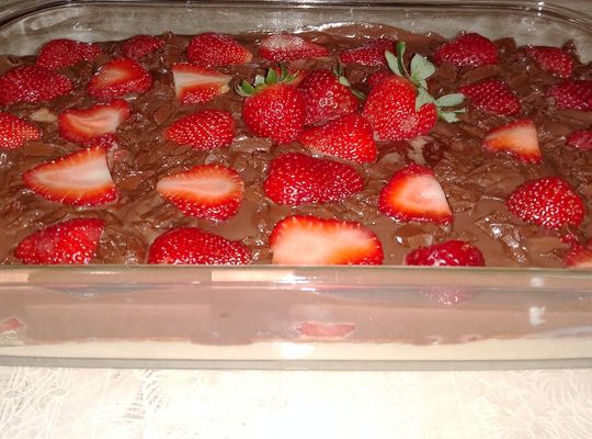 pavê de chocolate simples