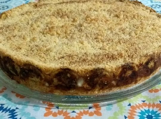 Bolo farofa de banana