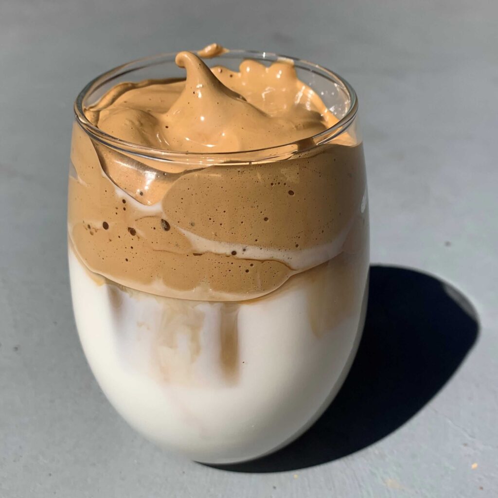 Café Cremoso na Batedeira