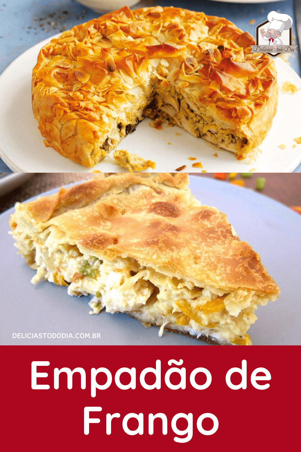 empadão de frango simples