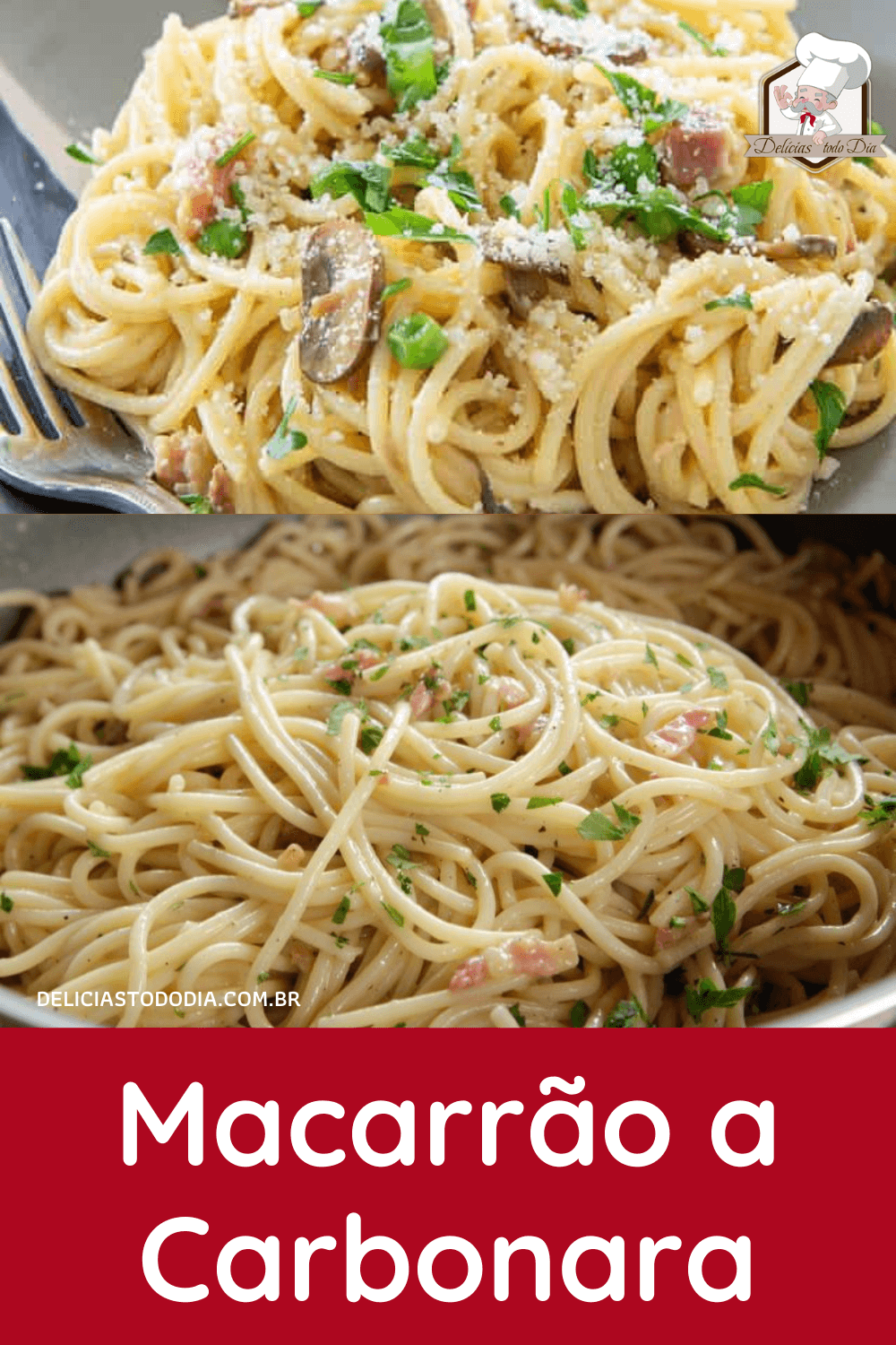macarrão a carbonara