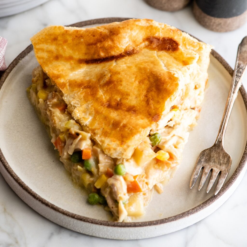 Torta de atum com legumes