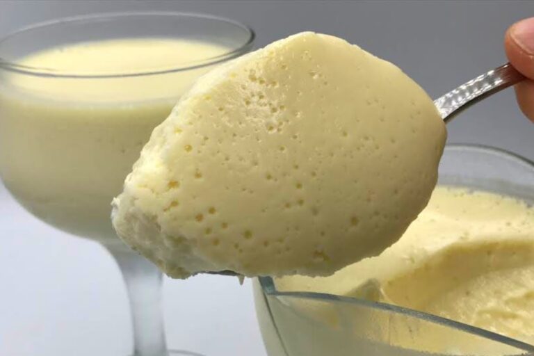 mousse de leite ninho