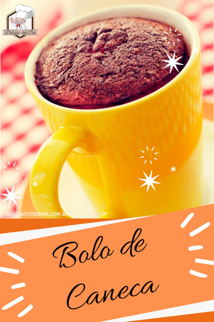 Bolo de caneca com gotas de chocolate – Fácil e rápido 2