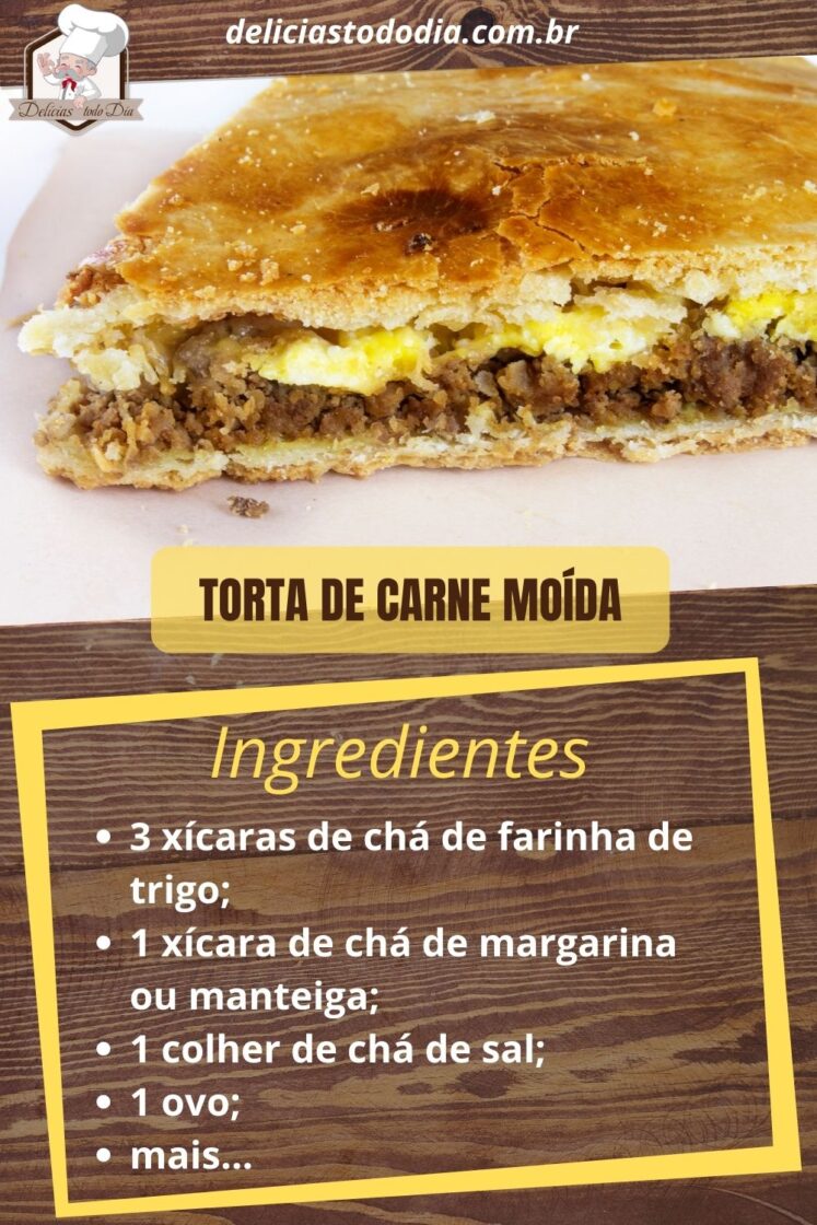 torta de carne moída