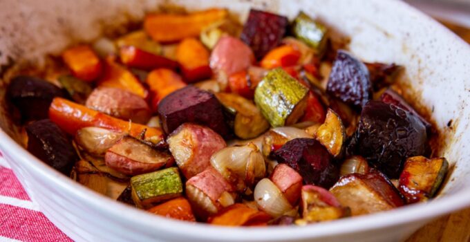 Legumes assados fácil – Um almoço ou jantar completo e saboroso 8