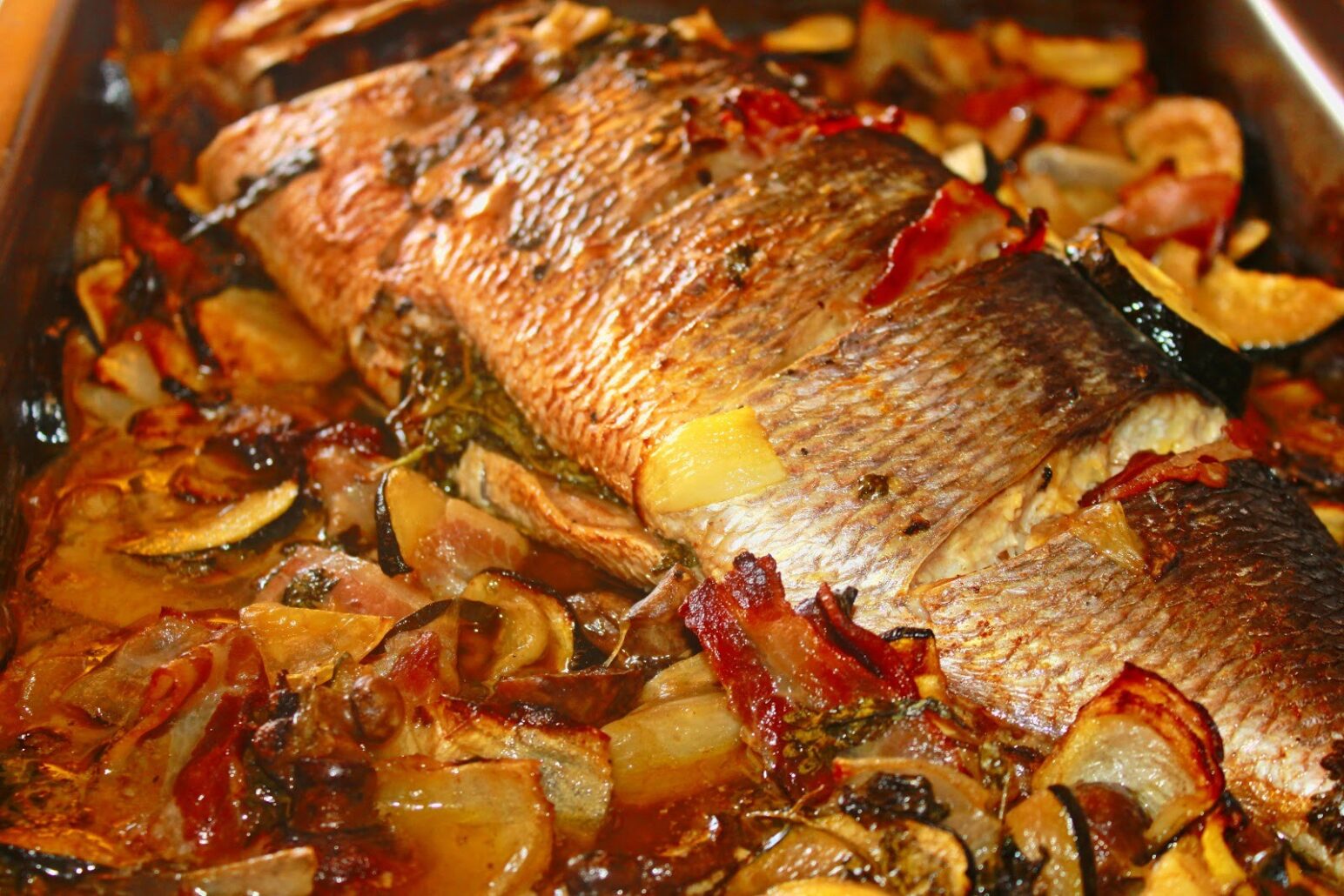 tilápia assada no forno
