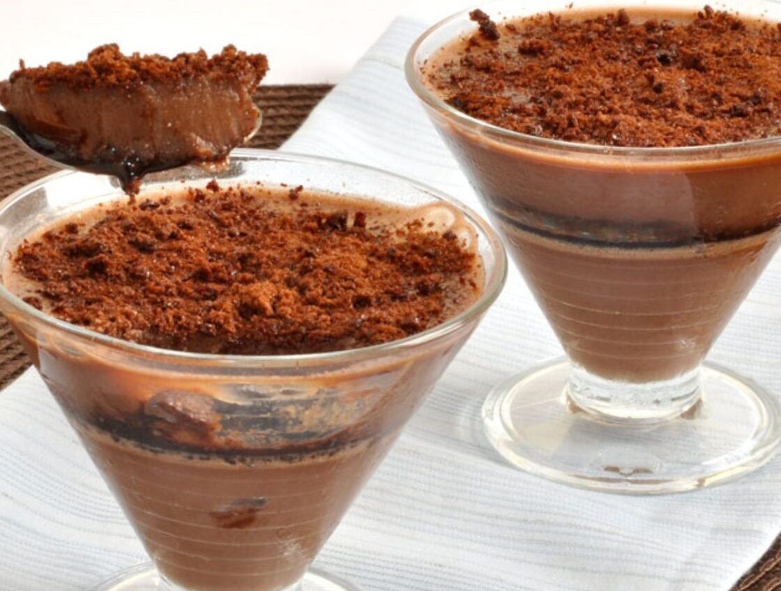 mousse de chocolate
