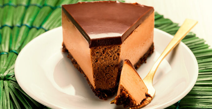 Bolo cheesecake de chocolate 2