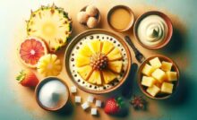 3 Ingredientes para uma Sobremesa de Abacaxi Cremosa