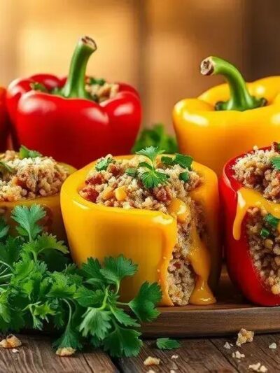 Deliciosa Receita de Pimentão Recheado para o Almoço